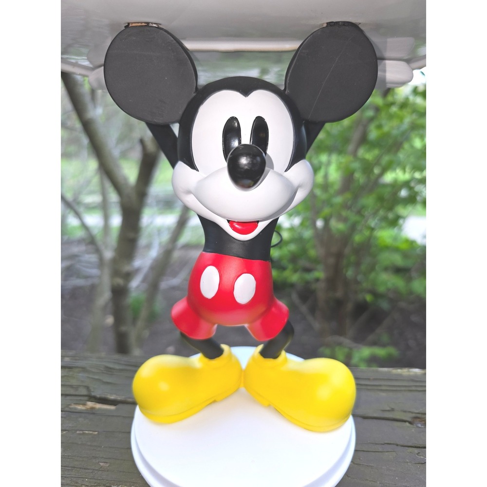 Disney Mickey Mouse Figural Cake Stand Pedestal Plate Holder 9.5" Disney Store - Picture 2 of 10